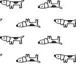 猫狗图案无缝背景图