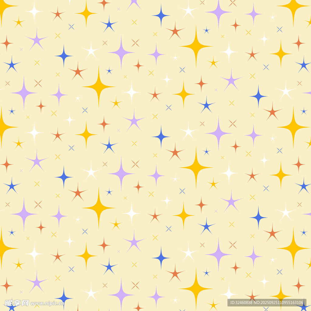 星星图案背景