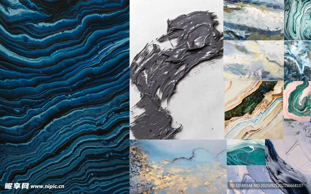 抽象艺术画作集合