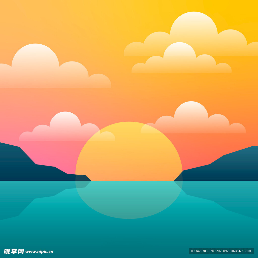 海边日落美景