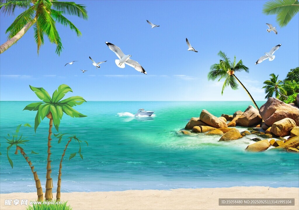 海滩背景