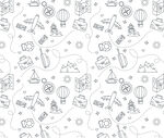 手绘卡通图案