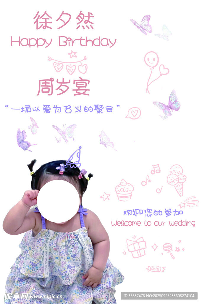 周岁宴导视牌 指引牌设计