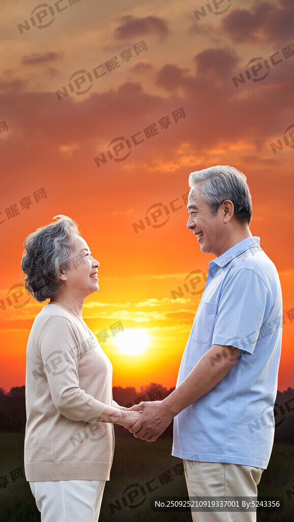 中老年  黄昏恋  颜色艳丽