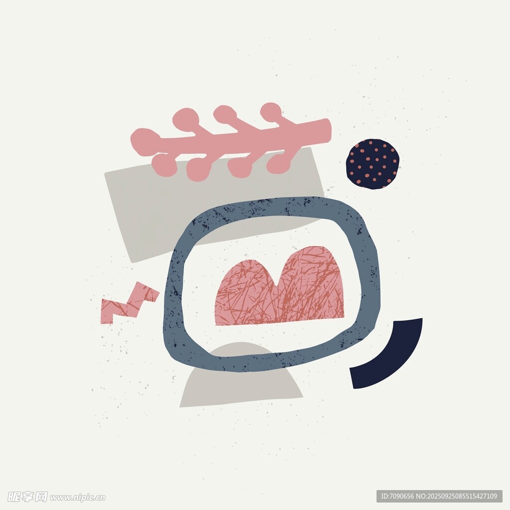 简约风寿司插画