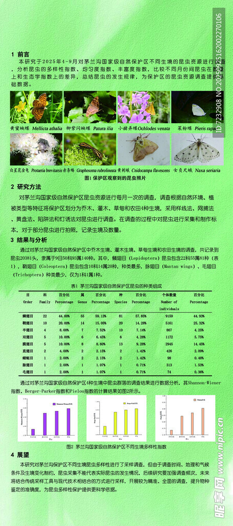 绿色环保主题宣传资料展示