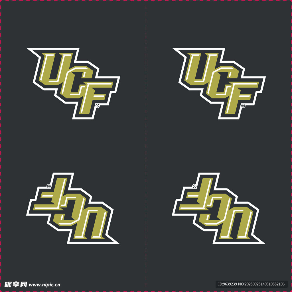 UCF标志设计图案展示
