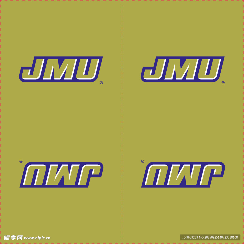JMU与NWP标志图案展示
