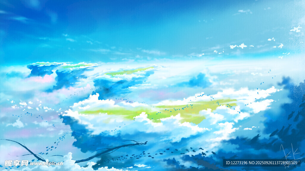 梦幻云端的天空美景
