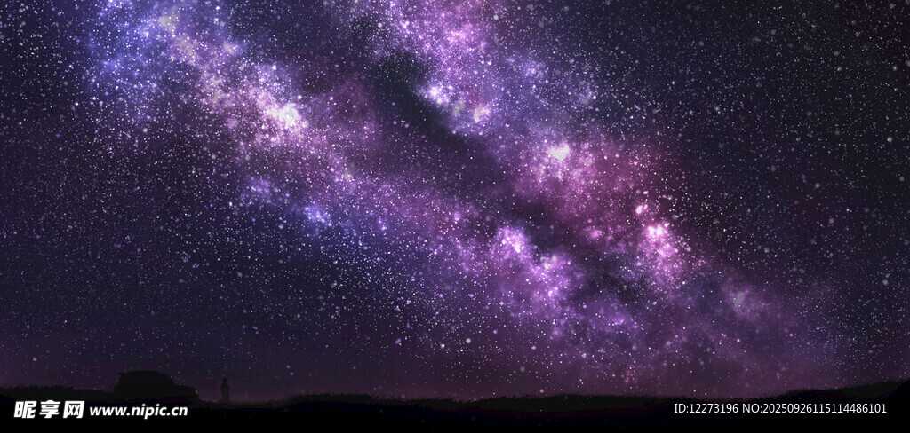 璀璨星空下的壮丽银河