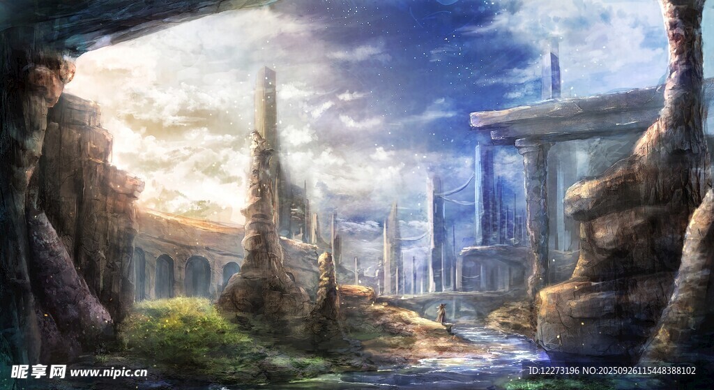 奇幻异世界景观