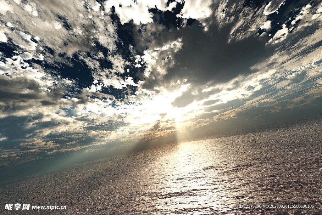 海上日出美景