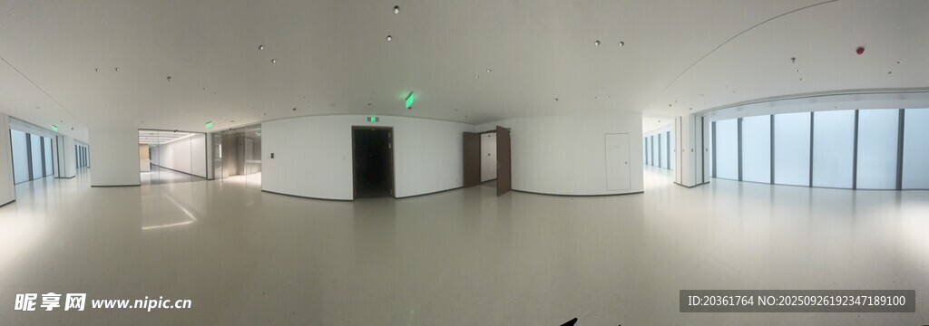 空旷现代室内空间场景