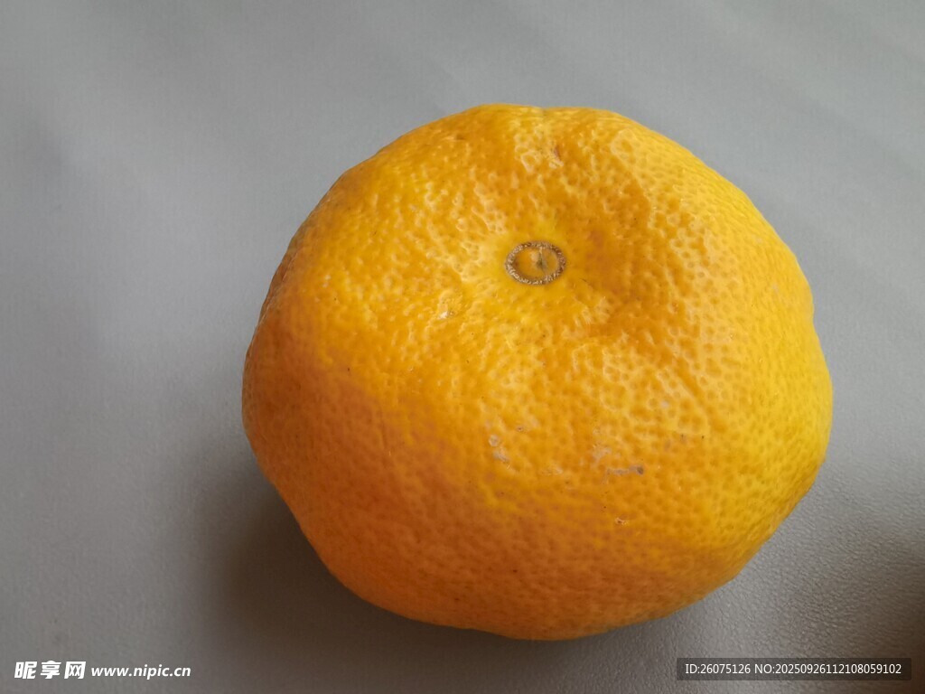 圆润饱满的新鲜橙子