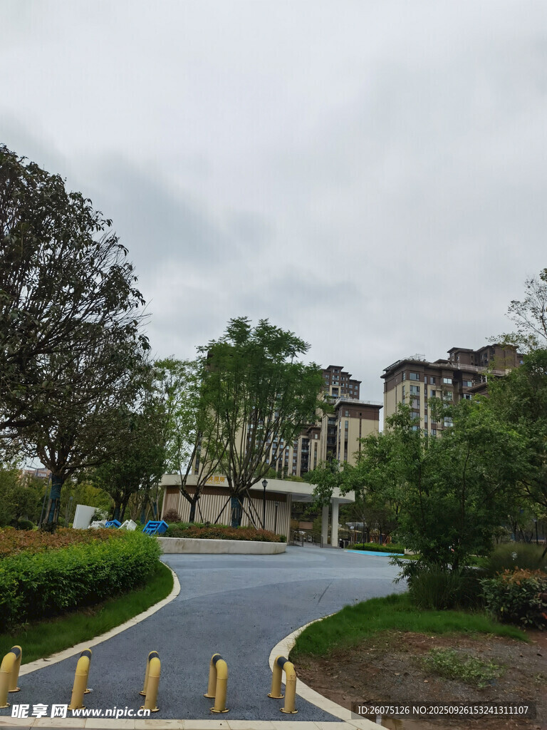 小区优美道路景观