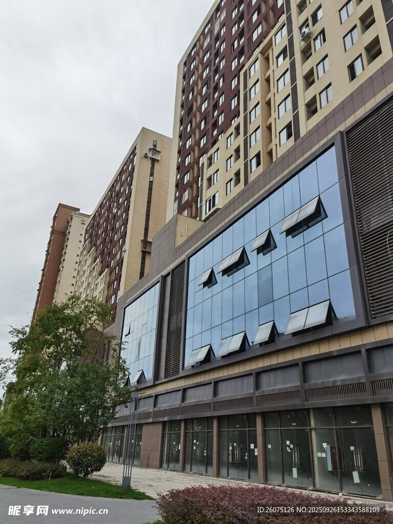 现代高层商住建筑景观