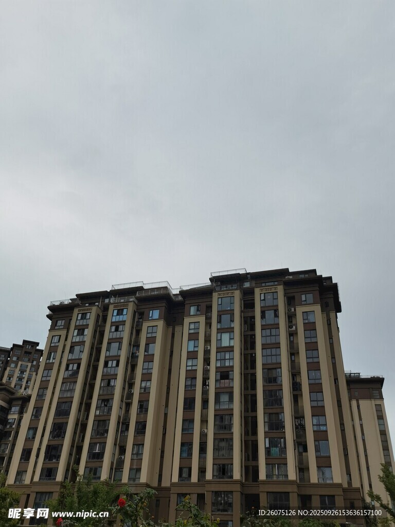 高层住宅楼外观