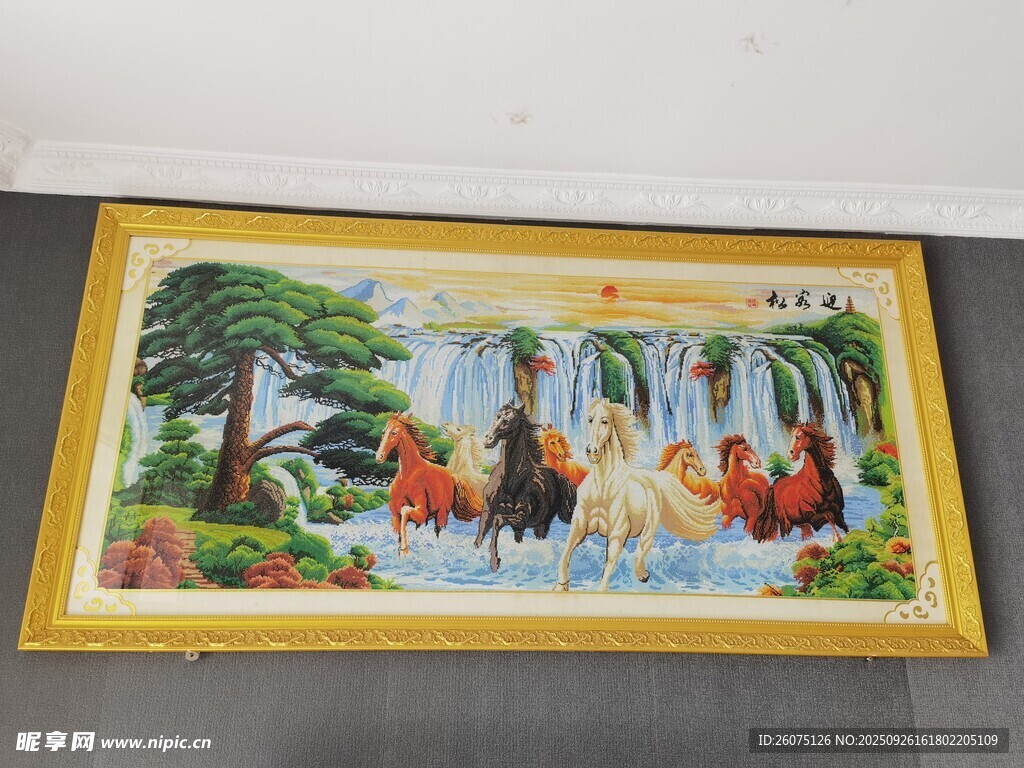 中式山水人物装饰画