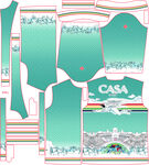 CASA品牌服饰裁片设计图