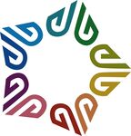 多彩环形图案设计元素