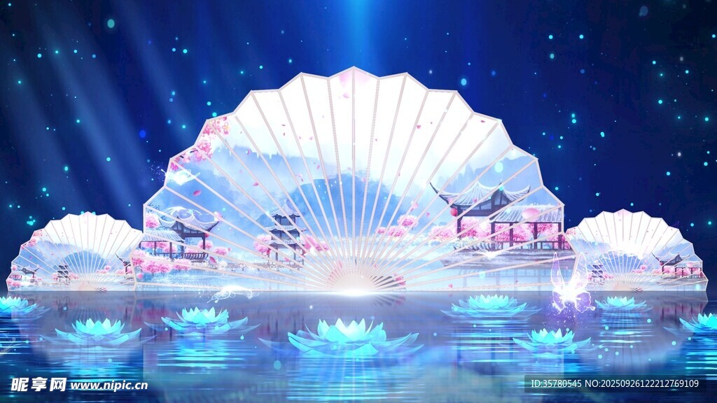 梦幻中式舞台场景设计