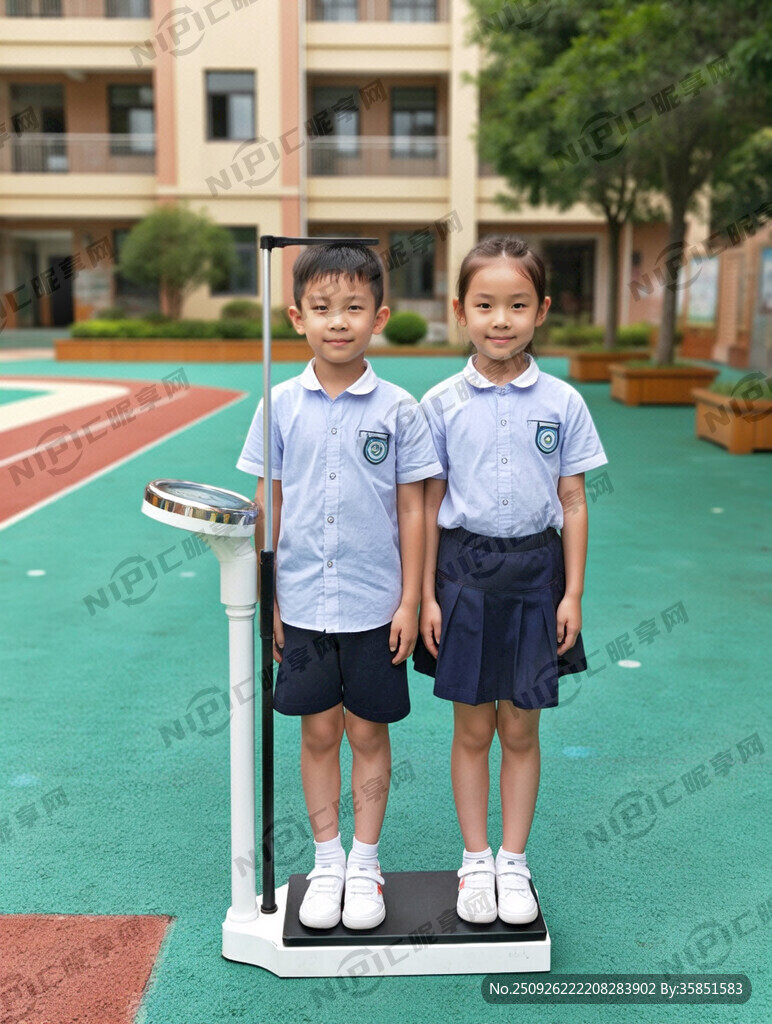 幼儿园身高体重标准图