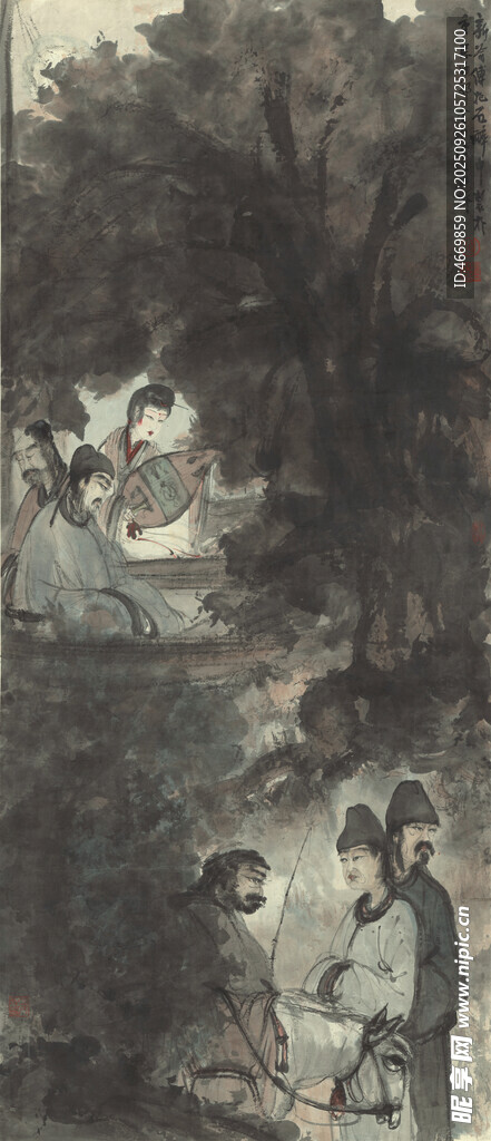乡村生活场景图