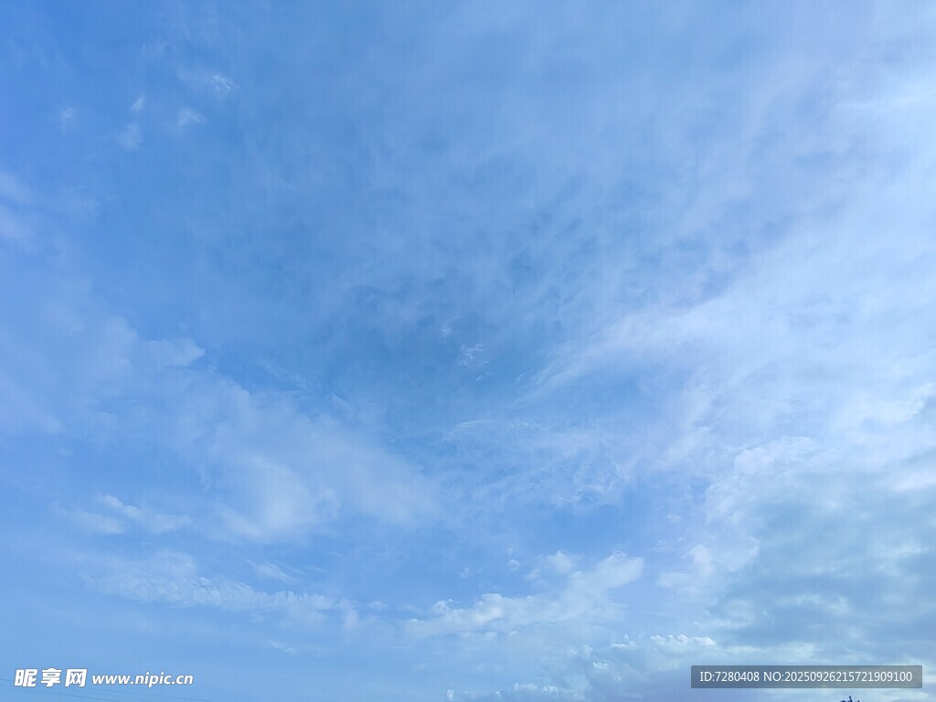 蓝天白云美景