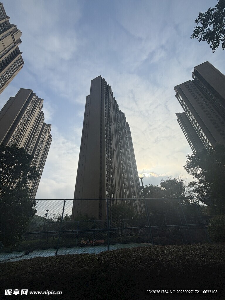城市高楼林立景观