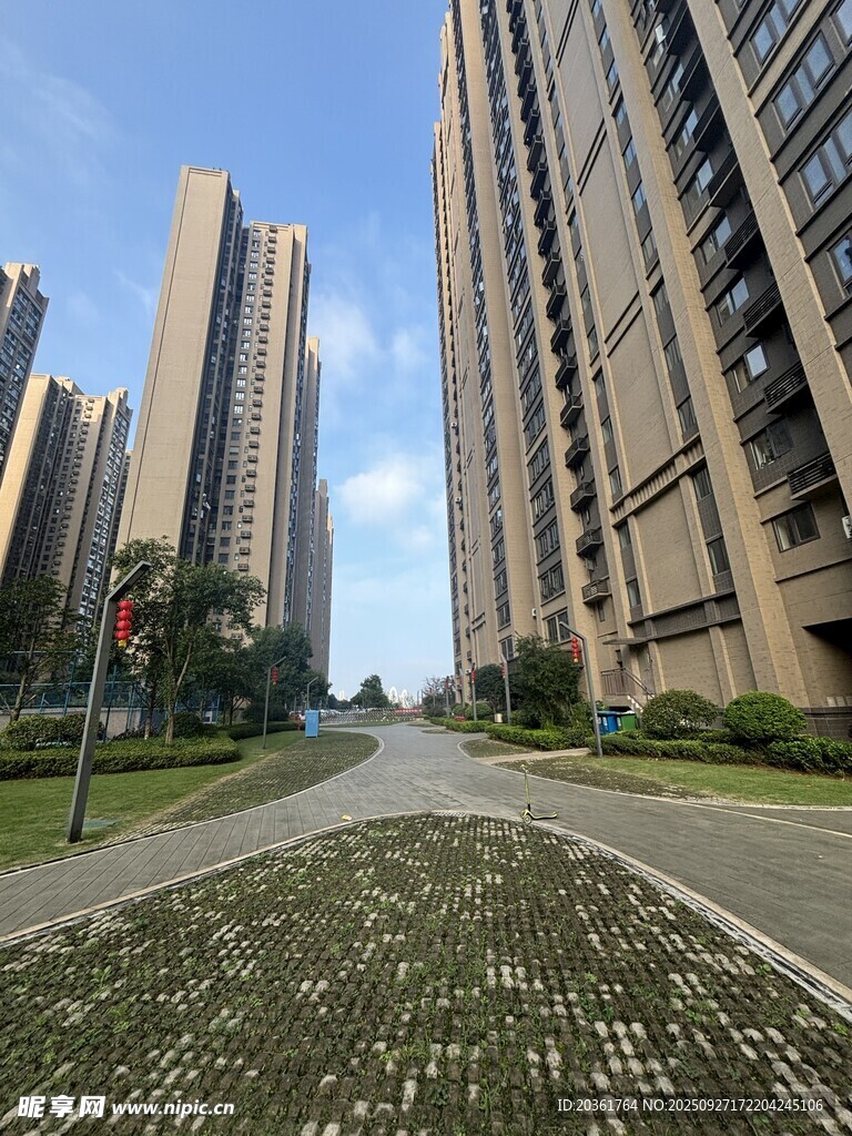 现代高层住宅区景观