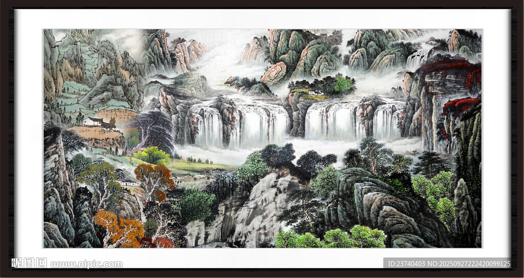 中国风山水 