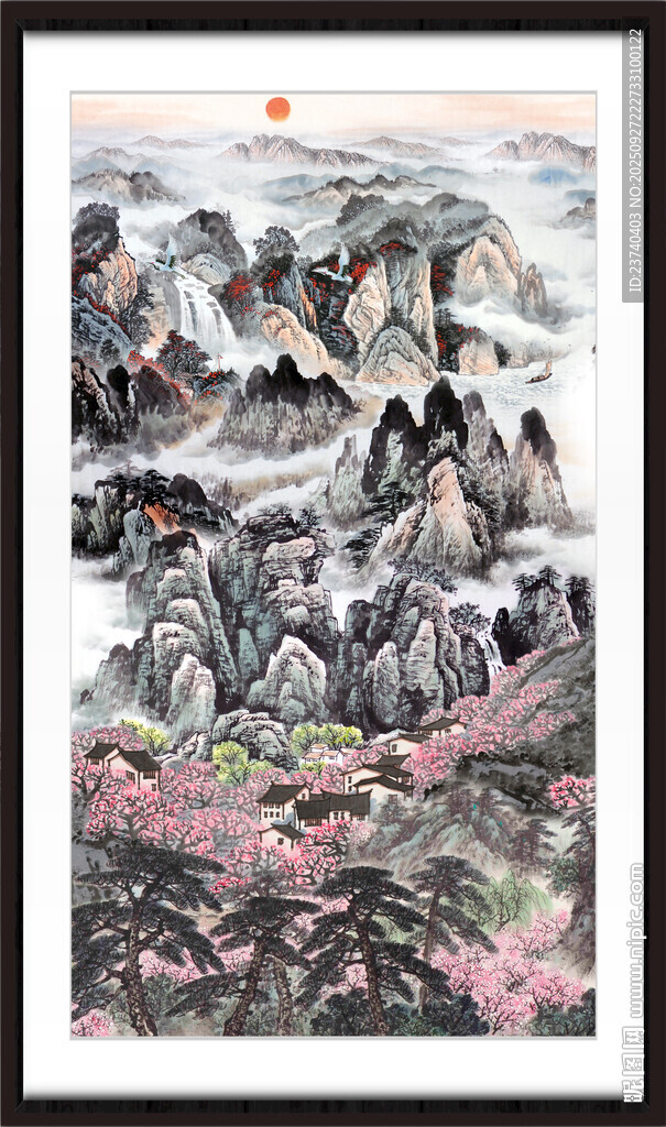 中国风山水
