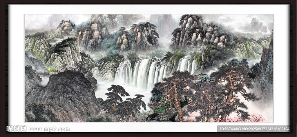 中国风山水 