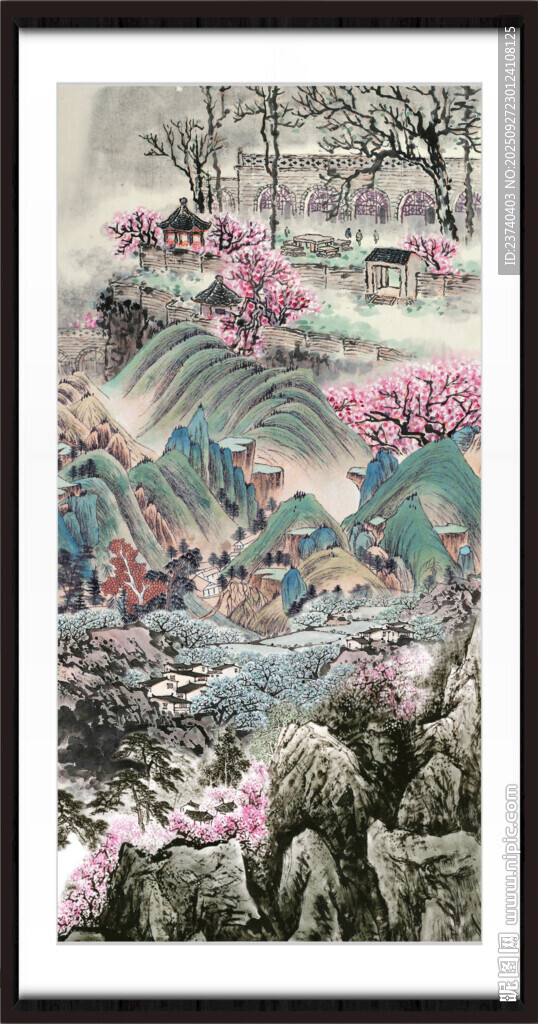 中国风山水 