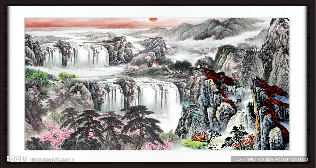 客厅山水画