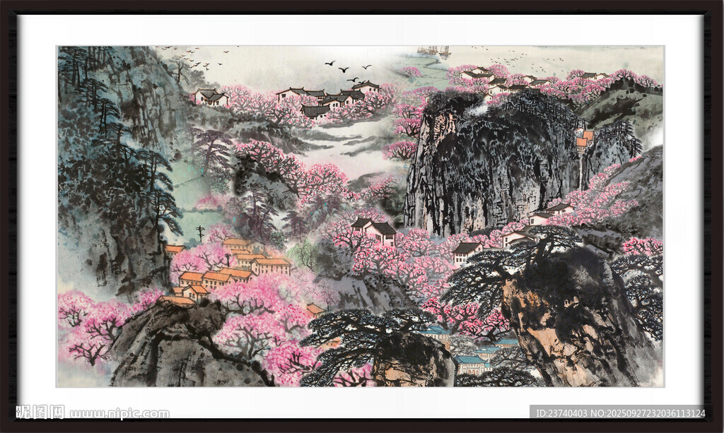 客厅山水