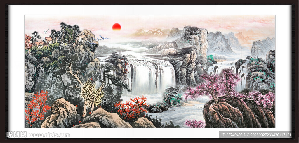 客厅山水画