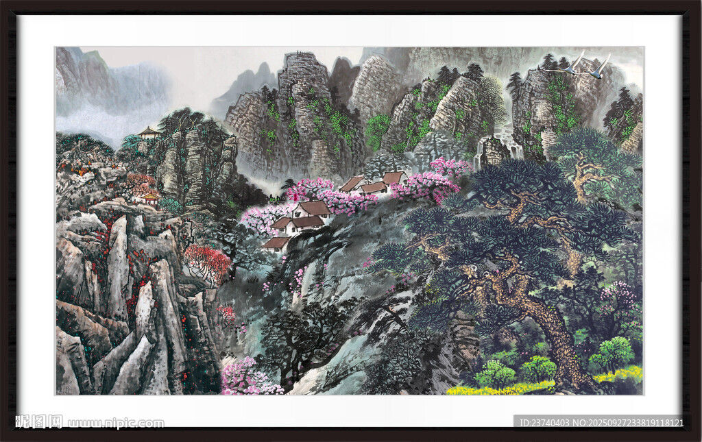 中国画风景 