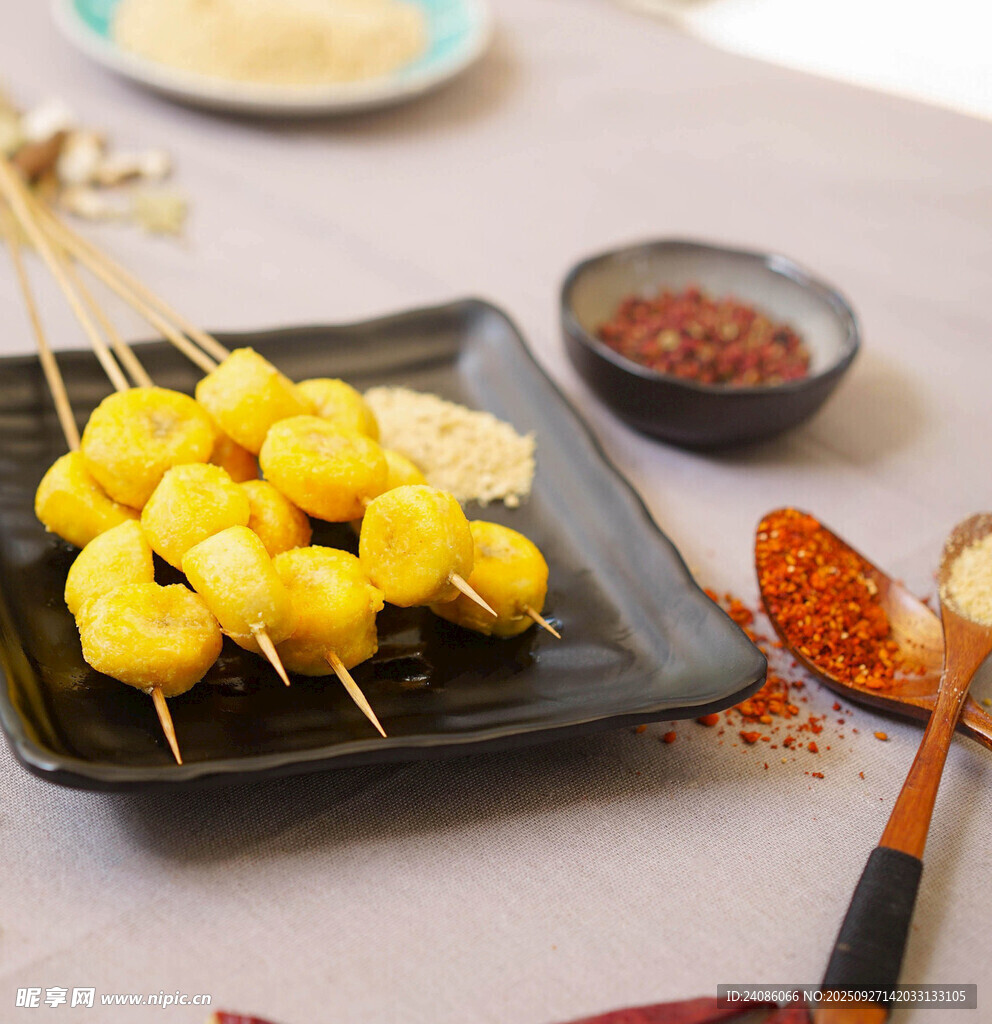 美味烤玉米串