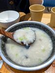 鲜香皮蛋瘦肉粥特写