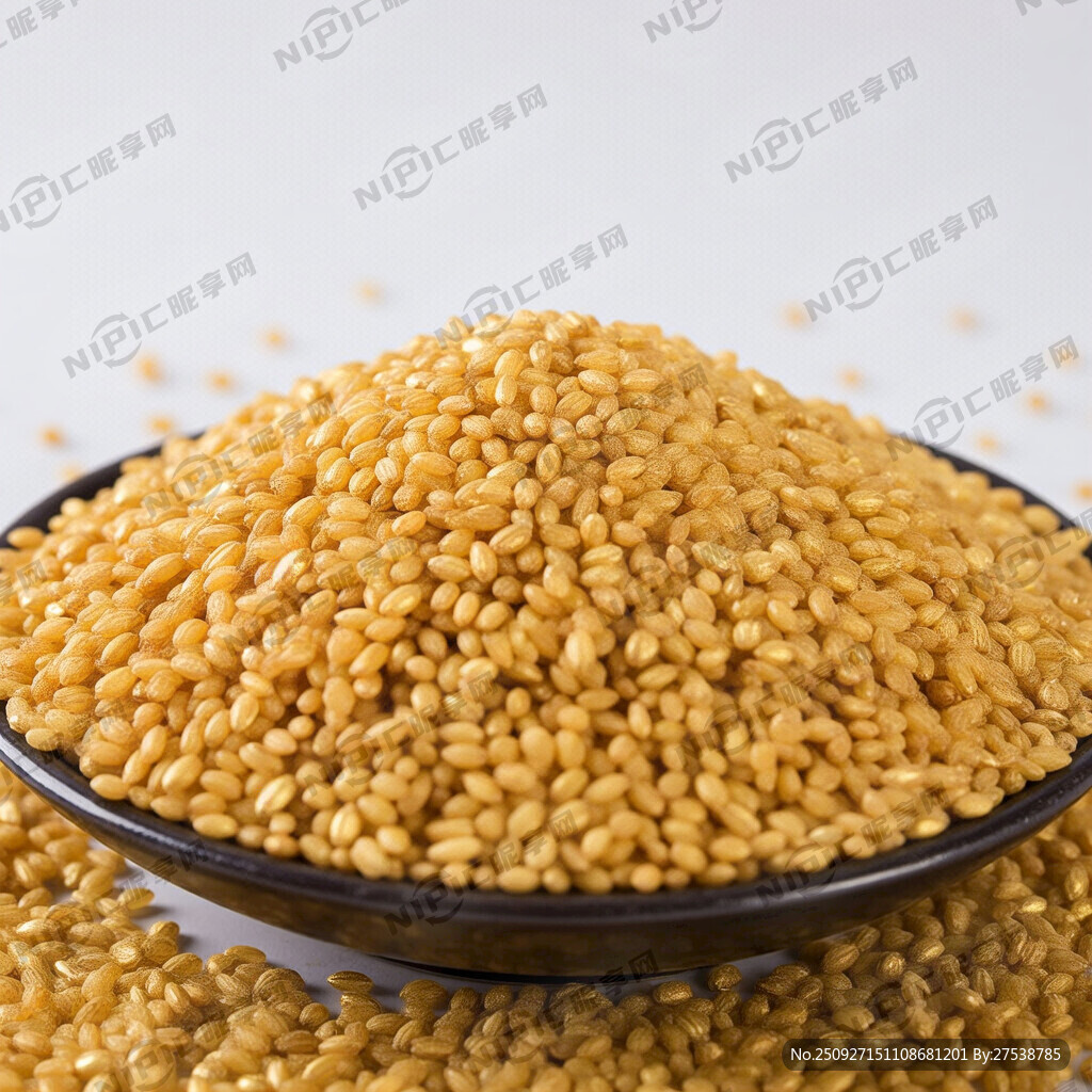 黄金米粒雕塑