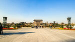 中式广场古建筑景观