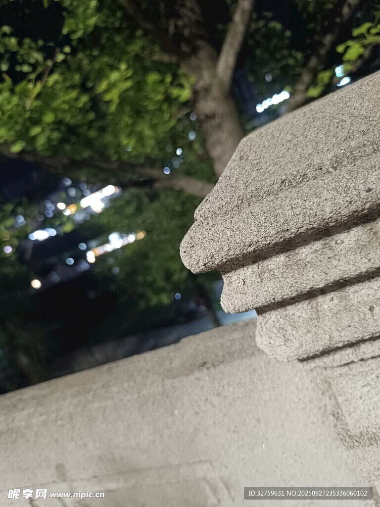 石制建筑边缘 