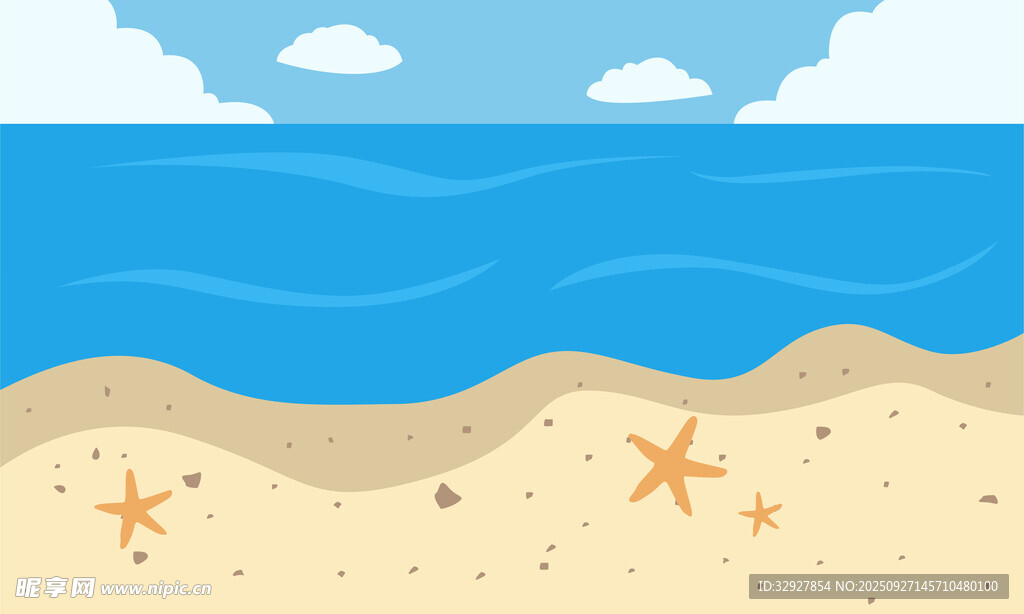 海边沙滩插图