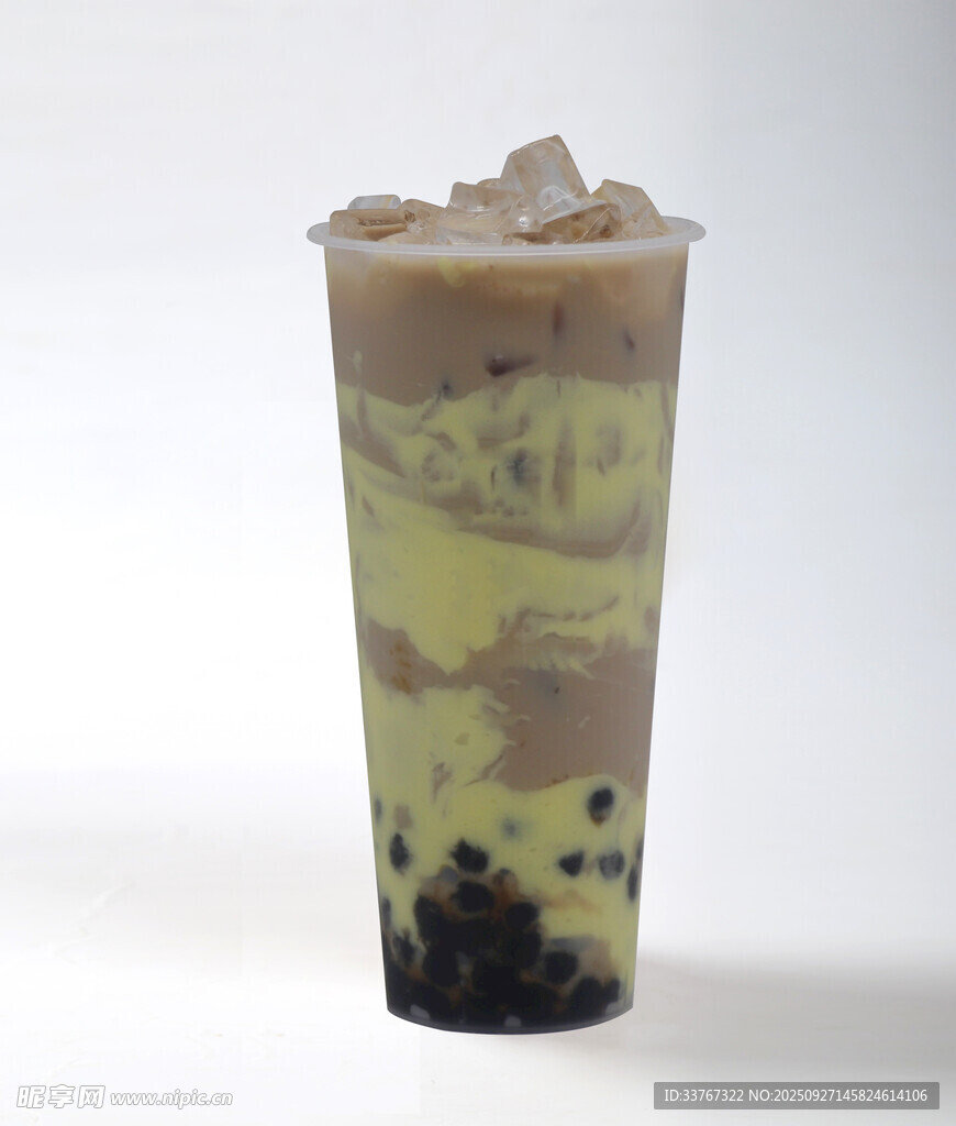 蛋糕布蕾珍珠奶茶饮品