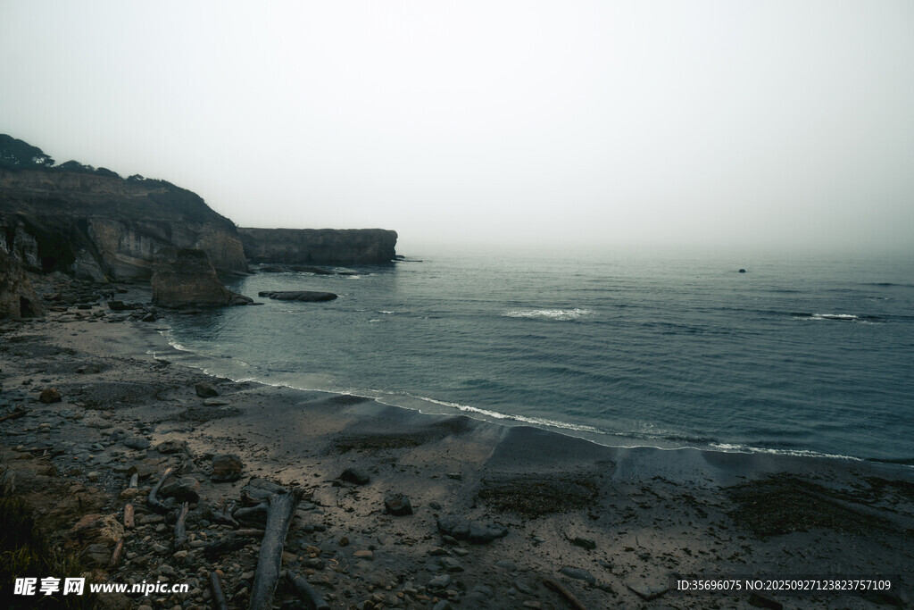 海边黄昏景色
