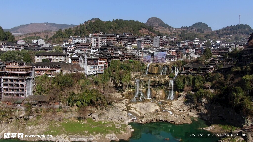南湘西芙蓉镇旅游景点视频