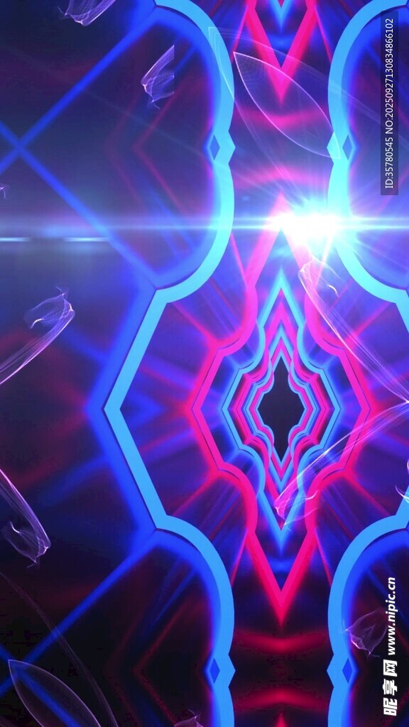 梦幻紫色光效透明球体