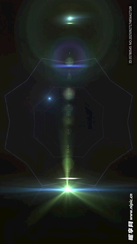 神秘科幻光束特效画面