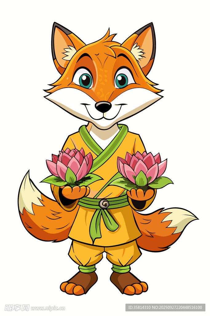 持花小狐狸
